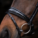 Noseband Elegant croco snaffle black